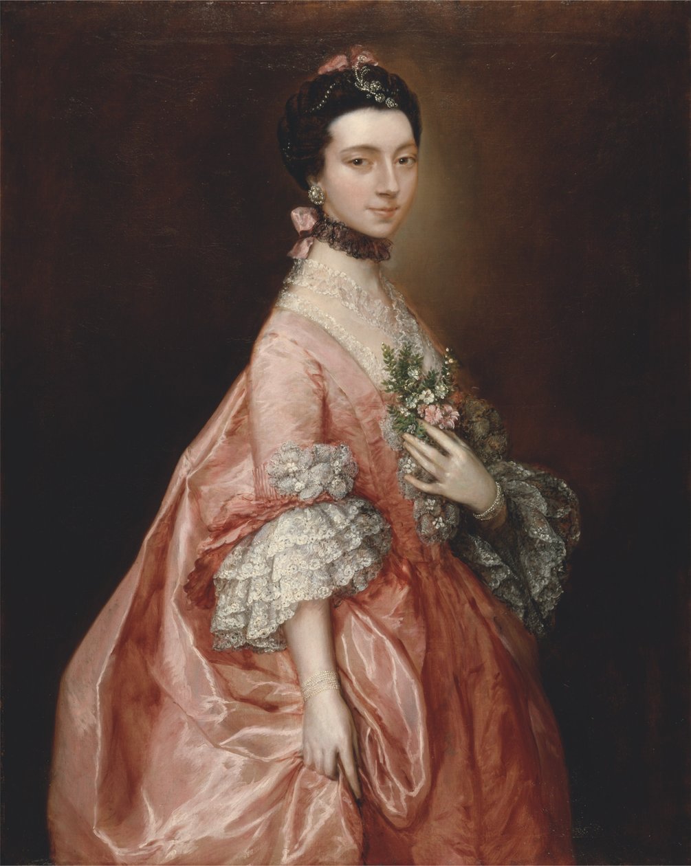 Mary Little, myöhemmin Lady Carr tekijältä Thomas Gainsborough