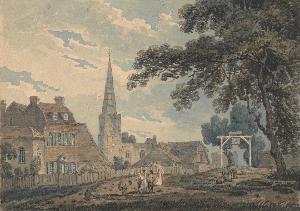 Harrow-on-the-Hill, Middlesex tekijältä Thomas Girtin