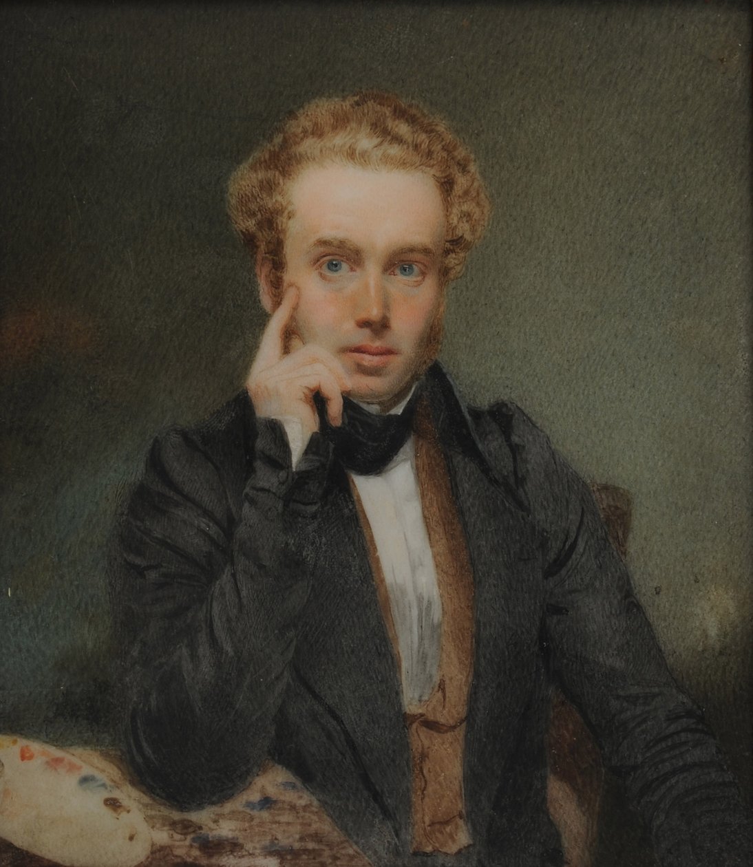 Omakuva, n.1830 (wc paperilla) tekijältä Thomas Heathfield Carrick