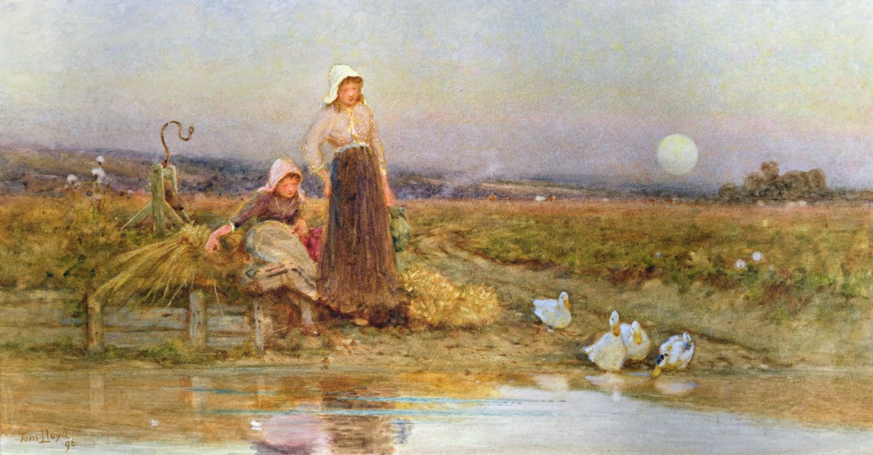The Gleaners, 1896 tekijältä Thomas James Lloyd