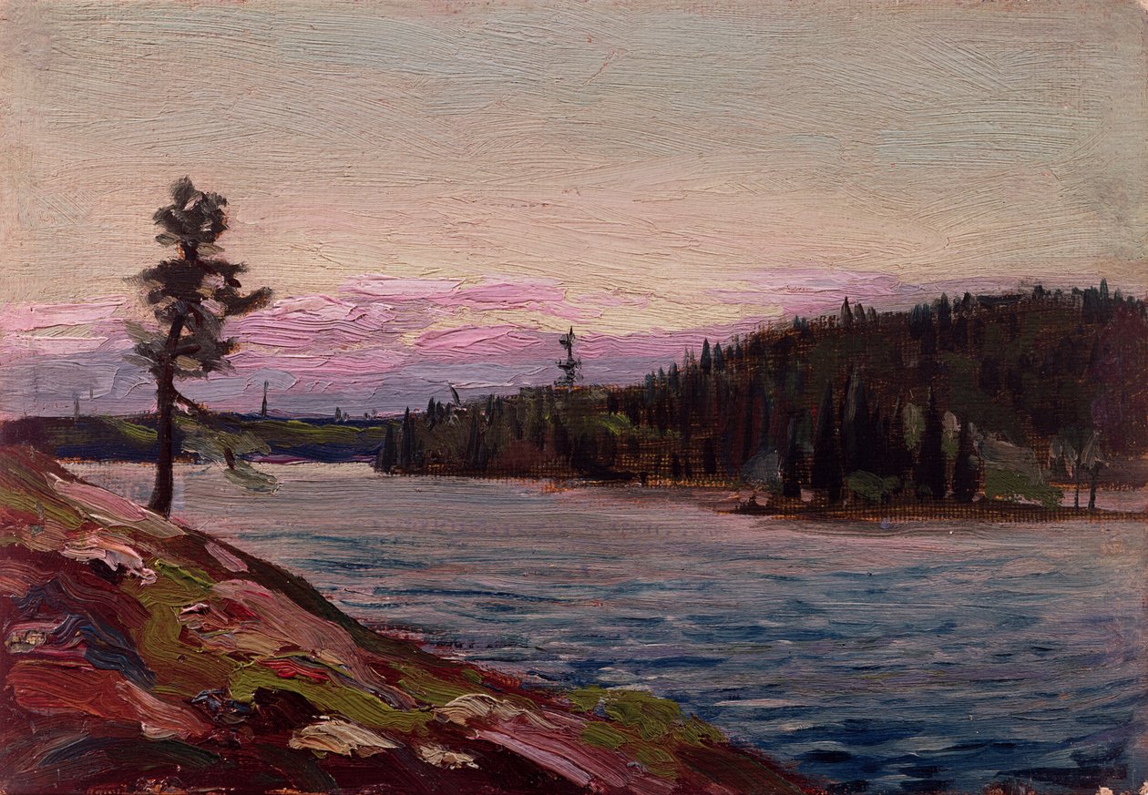 Pohjois-Kanadan järvi (lauta) tekijältä Tom Thomson
