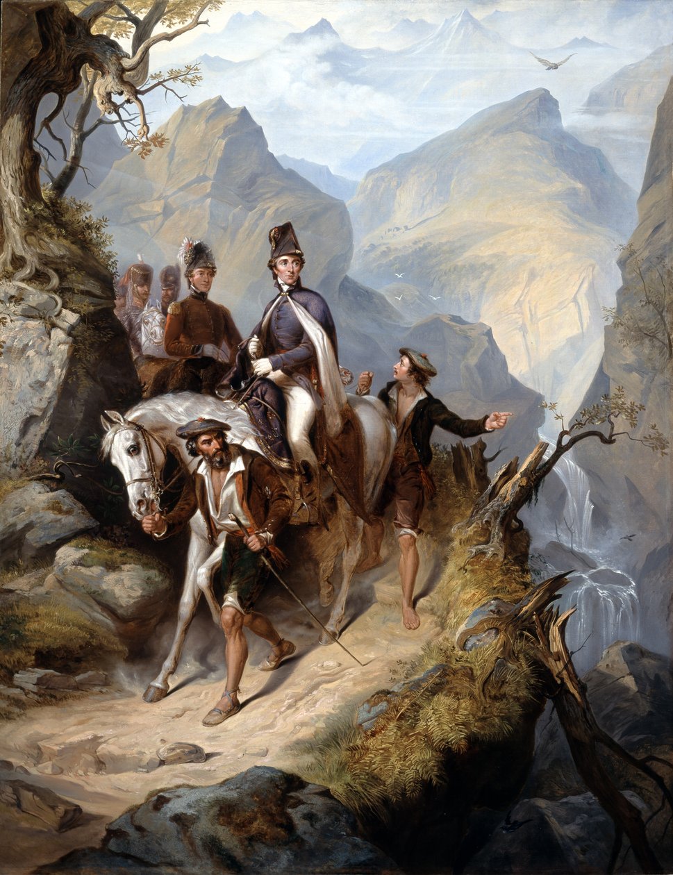 Wellington (1769-1852) Soraurenissa, 27. heinäkuuta 1813, noin 1853 tekijältä Thomas Jones