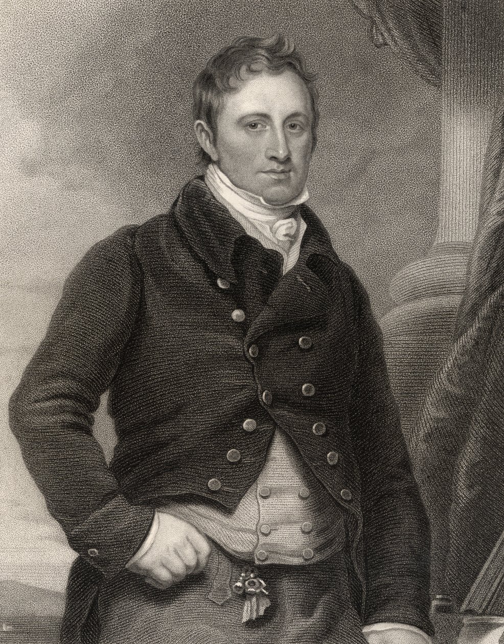 William Charles Keppel, 4. Albemarlen jaarli, kaiverrettu S. Freemanin toimesta, National Portrait Gallery, Volume III, julkaistu noin vuonna 1835. tekijältä Thomas Lawrence