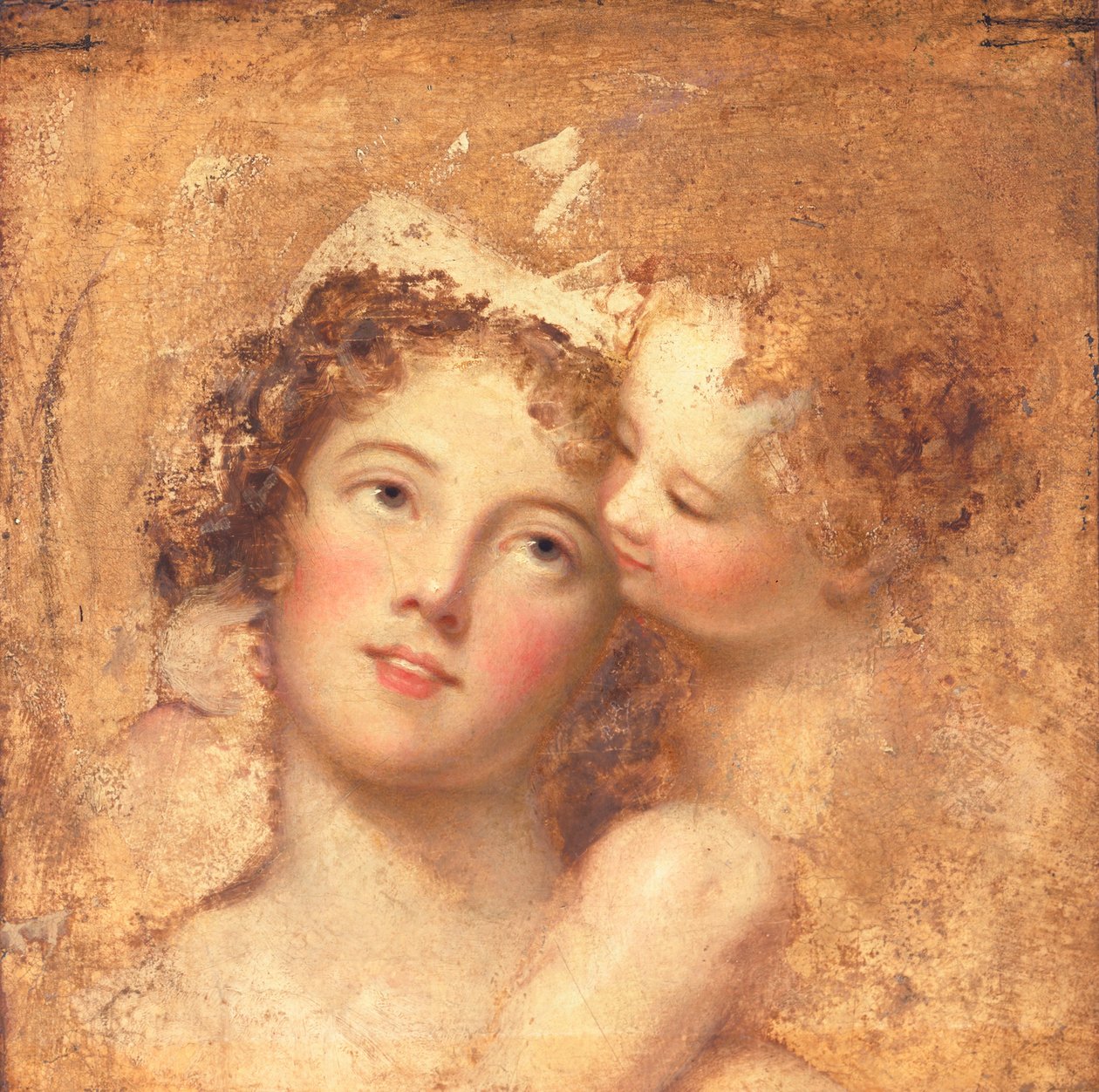 Nainen ja lapsi tekijältä Thomas Lawrence