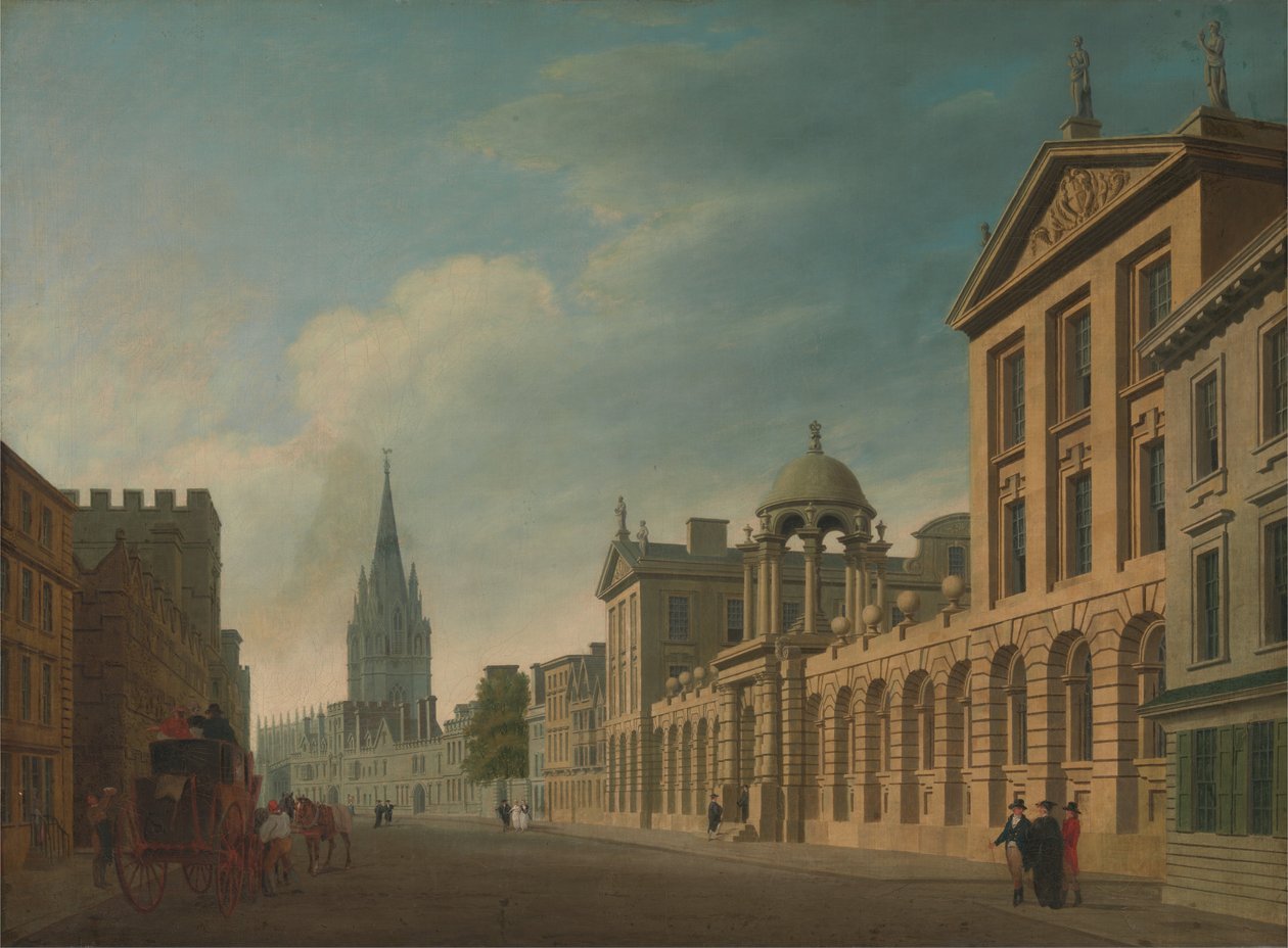 High Street, Oxford tekijältä Thomas Malton Jnr.