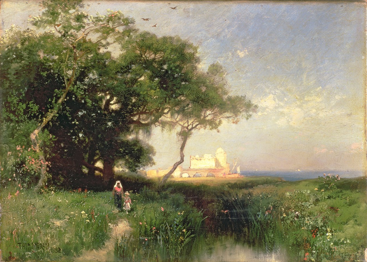 Floridan rannikko, 1882 tekijältä Thomas Moran