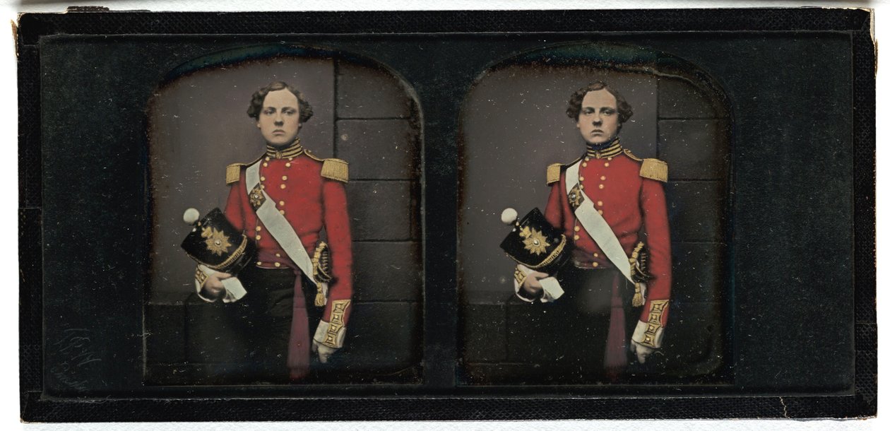 Brittiarmeijan upseeri, 1855 (dagerrotypia) tekijältä Thomas Richard Williams