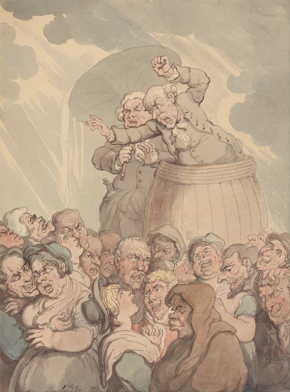 Tub Thumper tekijältä Thomas Rowlandson