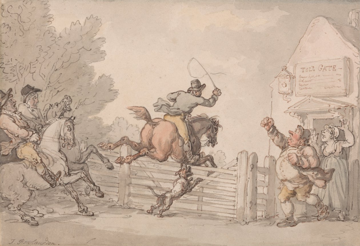 Maksun kiertäminen tekijältä Thomas Rowlandson