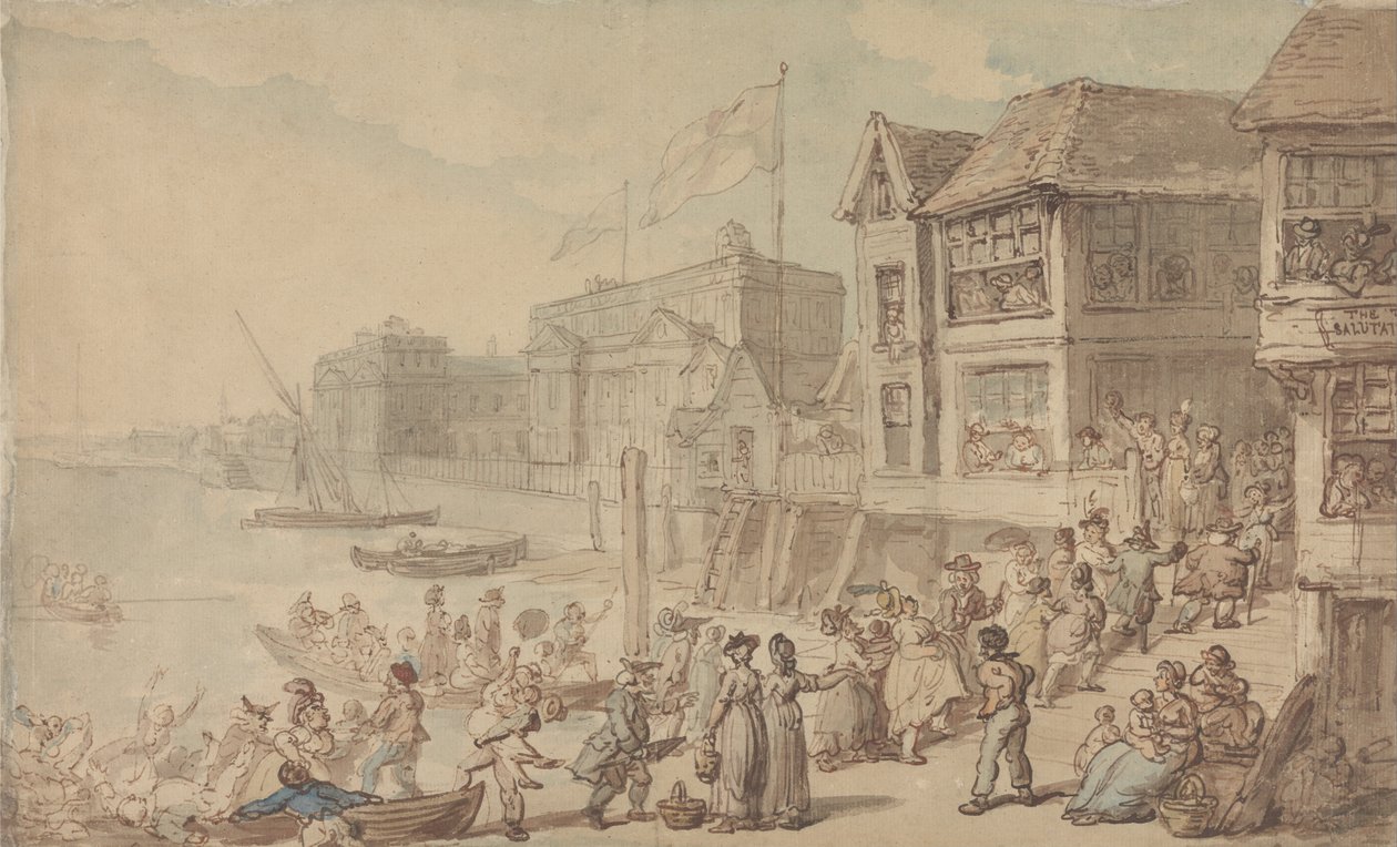 Greenwich tekijältä Thomas Rowlandson