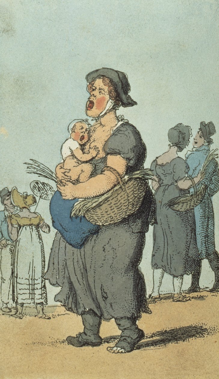 Huonekalut ja erilaiset esineet 1100- ja 1300-luvuilta tekijältä Thomas Rowlandson