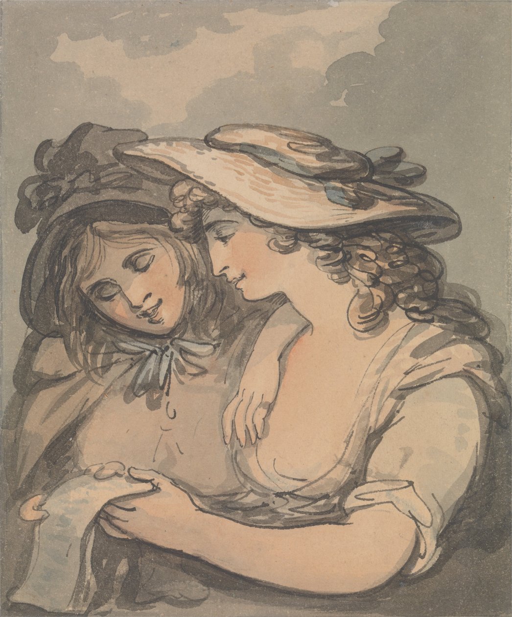Balladilaulajat tekijältä Thomas Rowlandson