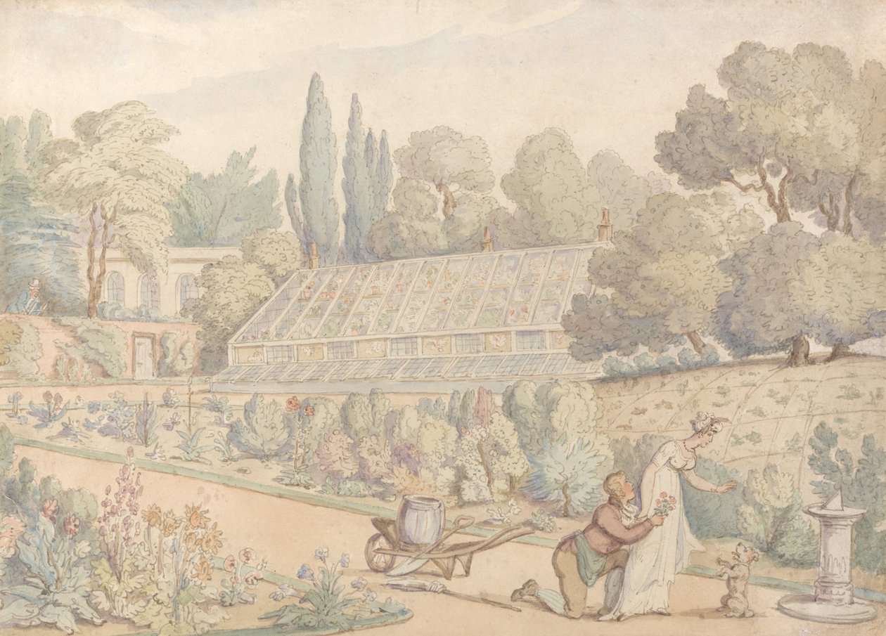 Puutarhurit tarjoavat tekijältä Thomas Rowlandson