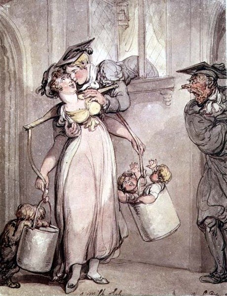 The Milk Sop tekijältä Thomas Rowlandson
