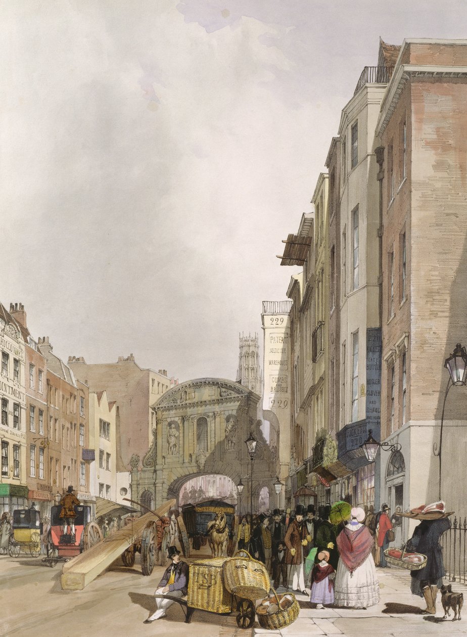 Temple Bar Strandista, 1842 tekijältä Thomas Shotter Boys