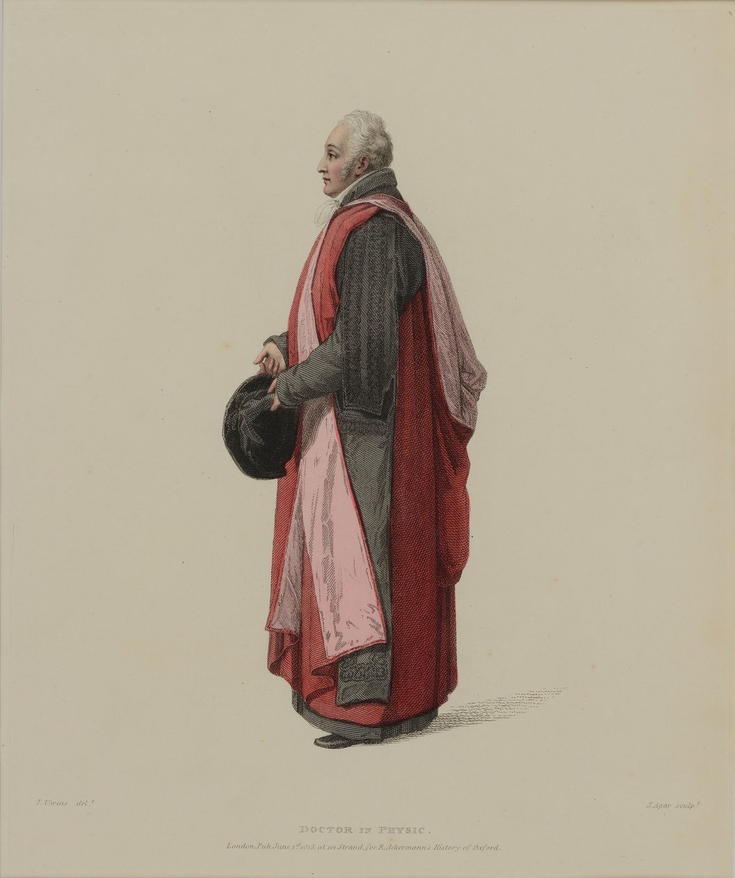 Doctor in Physic, kaiverrettu J. Agarin toimesta, julkaistu R. Ackermannin teoksessa 
