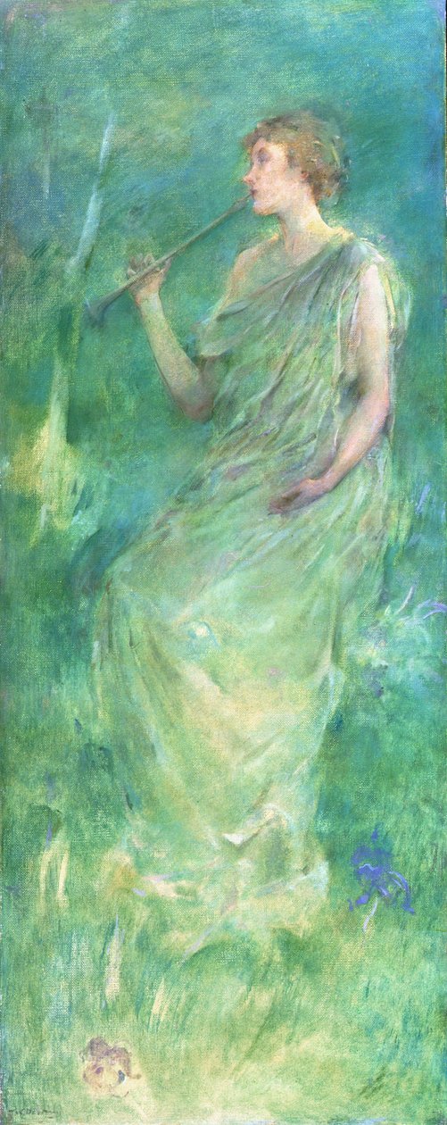 Huonekalut ja erilaiset esineet 1100- ja 1300-luvuilta tekijältä Thomas Wilmer Dewing