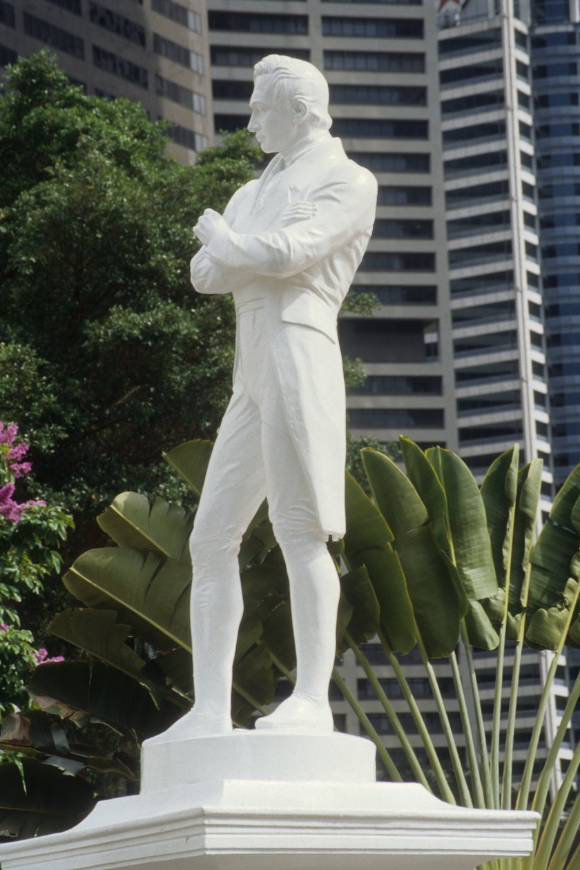 Sir Stamford Raffles (marmori) tekijältä Thomas Woolner
