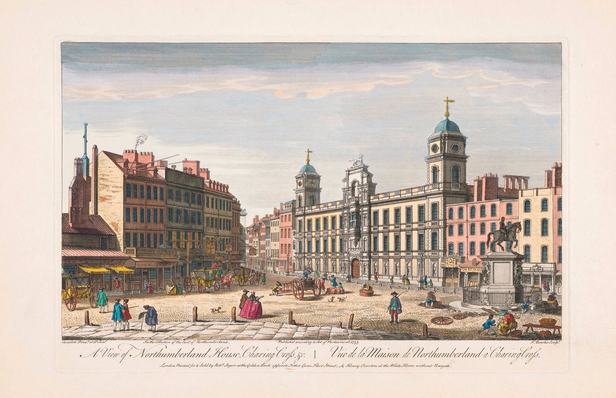Northumberland House, Charing Cross tekijältä Thomas (after) Bowles