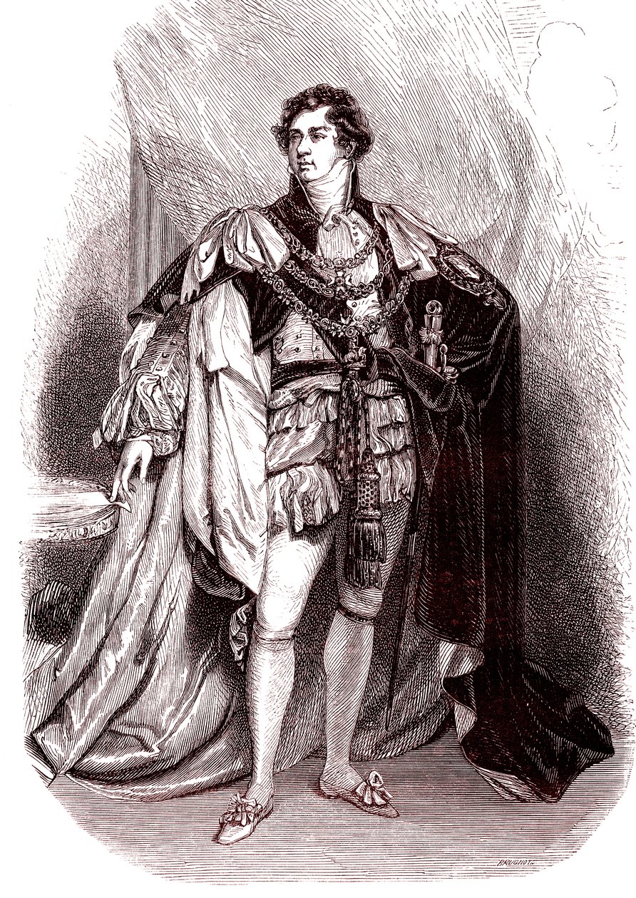 Yrjö IV, Englannin kuningas tekijältä Thomas (after) Lawrence
