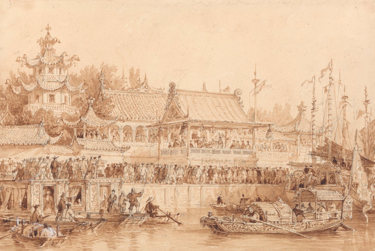 Tien-Sinin teatteri tekijältä Thomas Allom