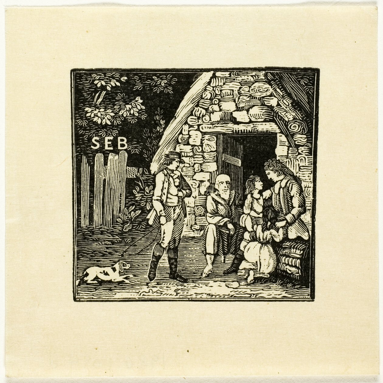 Kirjan kuvitus tekijältä Thomas Bewick