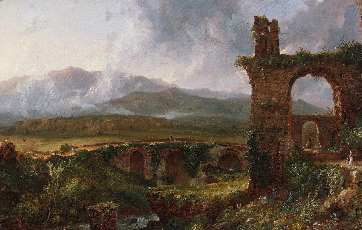 Näkymä lähellä Tivoli Morningia, 1832. tekijältä Thomas Cole