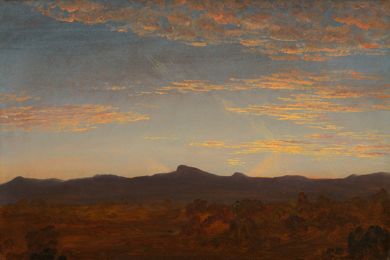 Tutkimus "Catskill Creek" tekijältä Thomas Cole