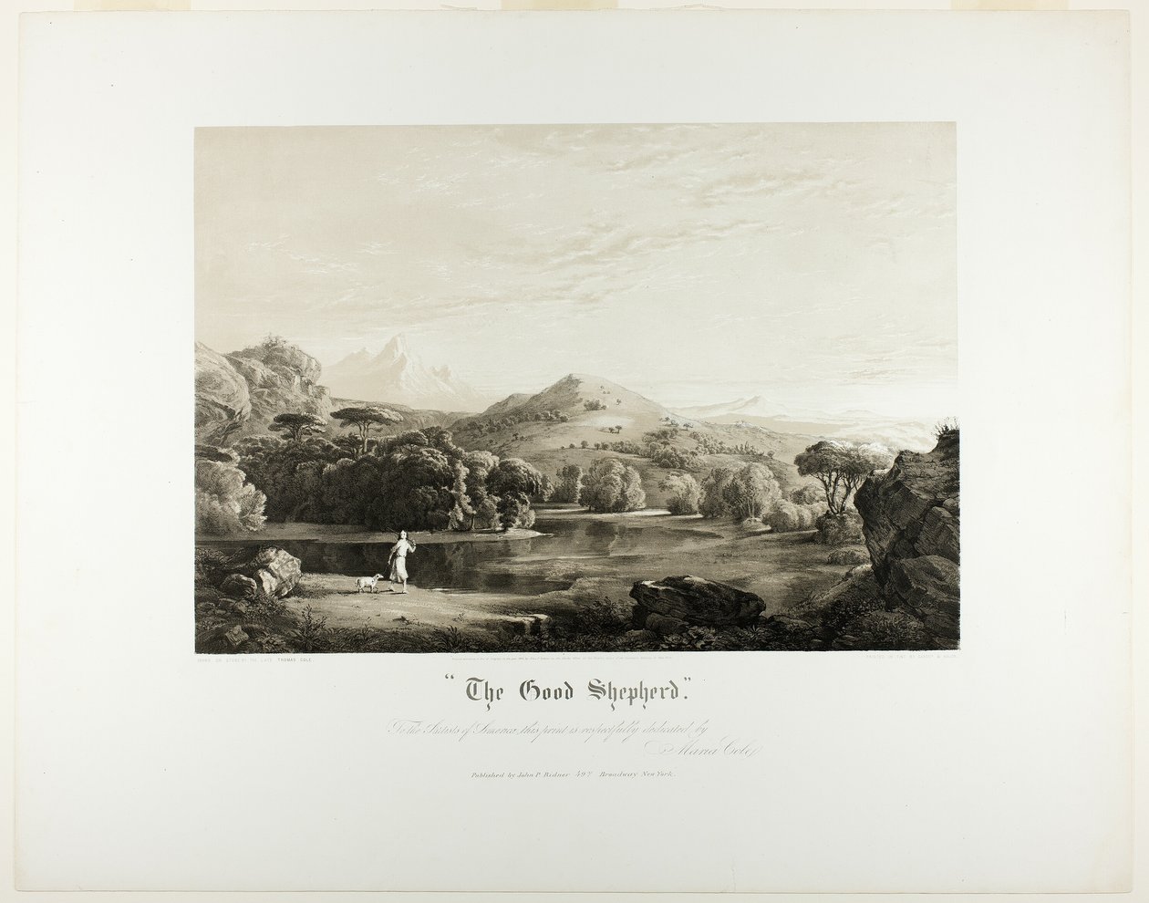 Hyvä paimen tekijältä Thomas Cole