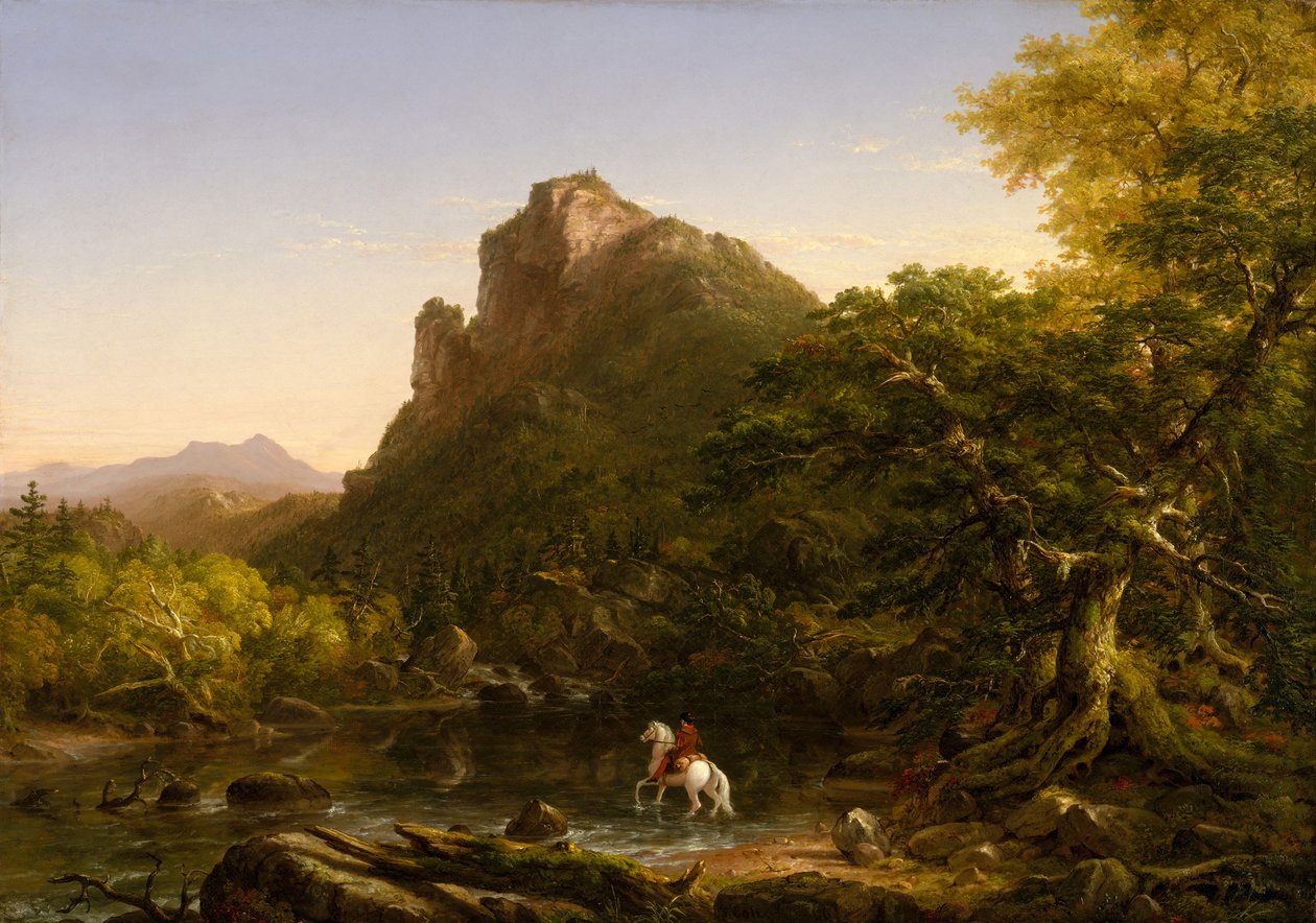Mountain Ford, 1846. tekijältä Thomas Cole