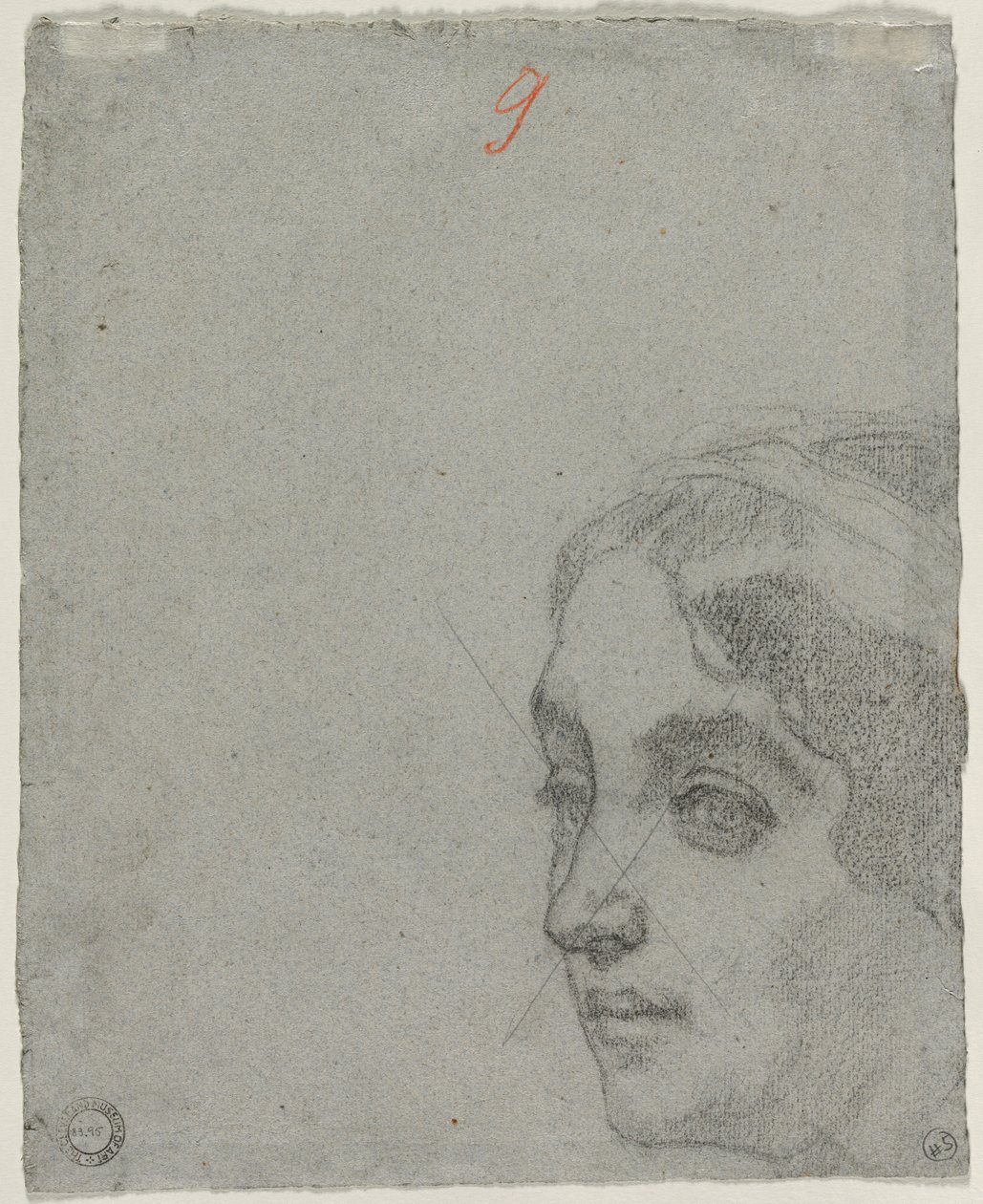 Naisen johtaja verso, n. 1857. tekijältä Thomas Couture
