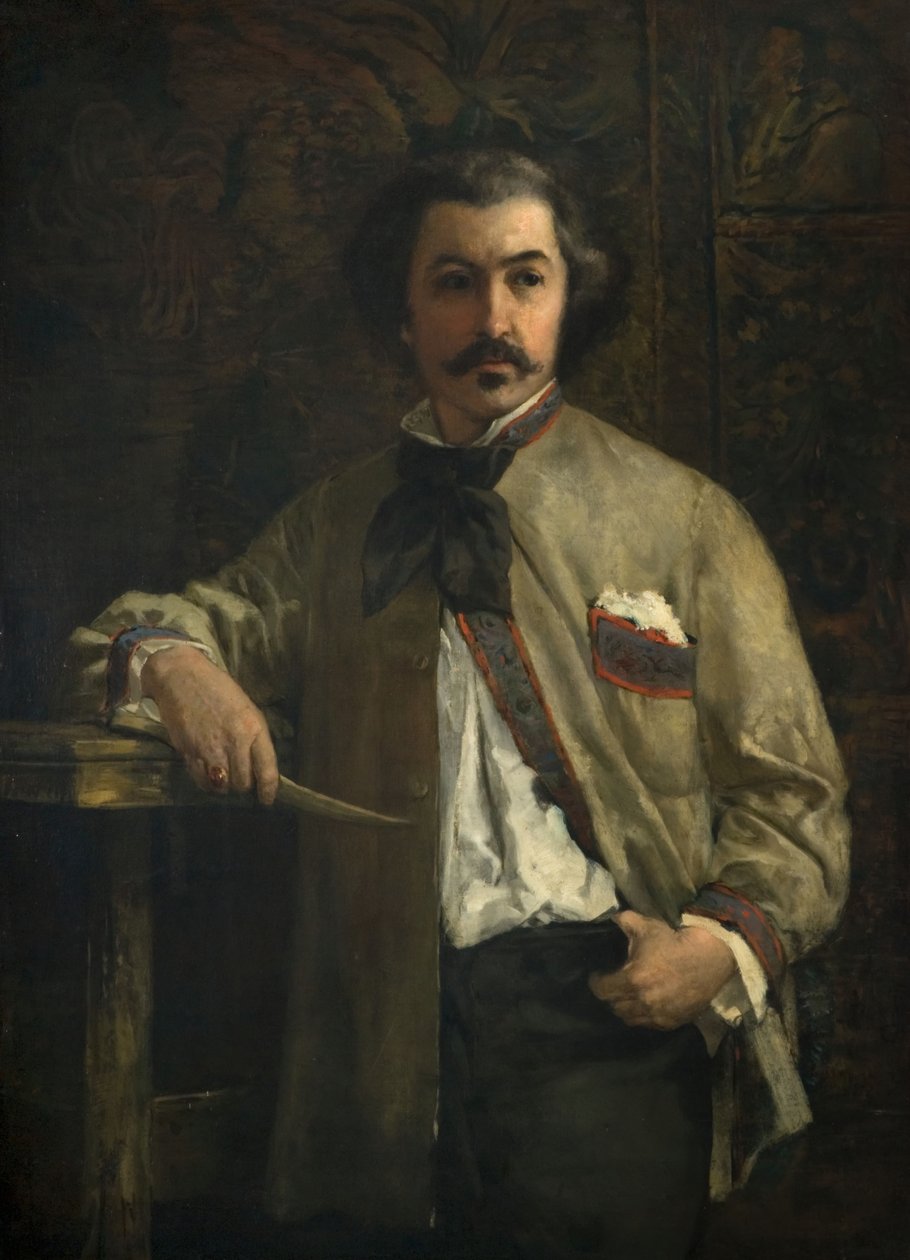 Antoine Etexin muotokuva 1808-88, 1855. tekijältä Thomas Couture