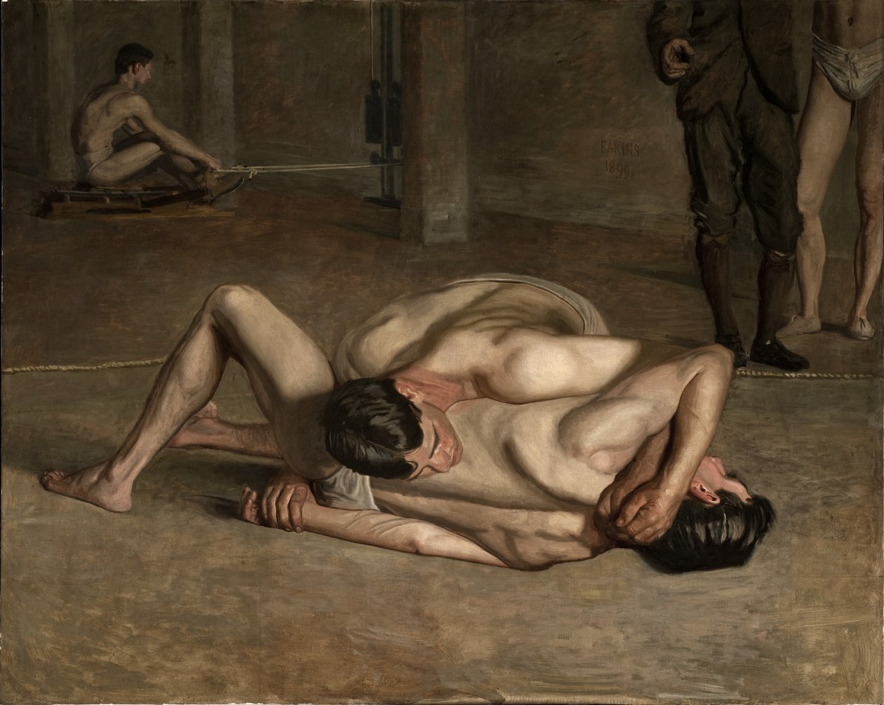 Painijat tekijältä Thomas Cowperthwait Eakins