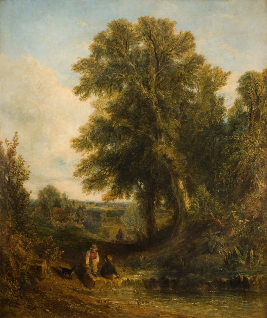 Englantilainen maisema, 1829. tekijältä Thomas Creswick