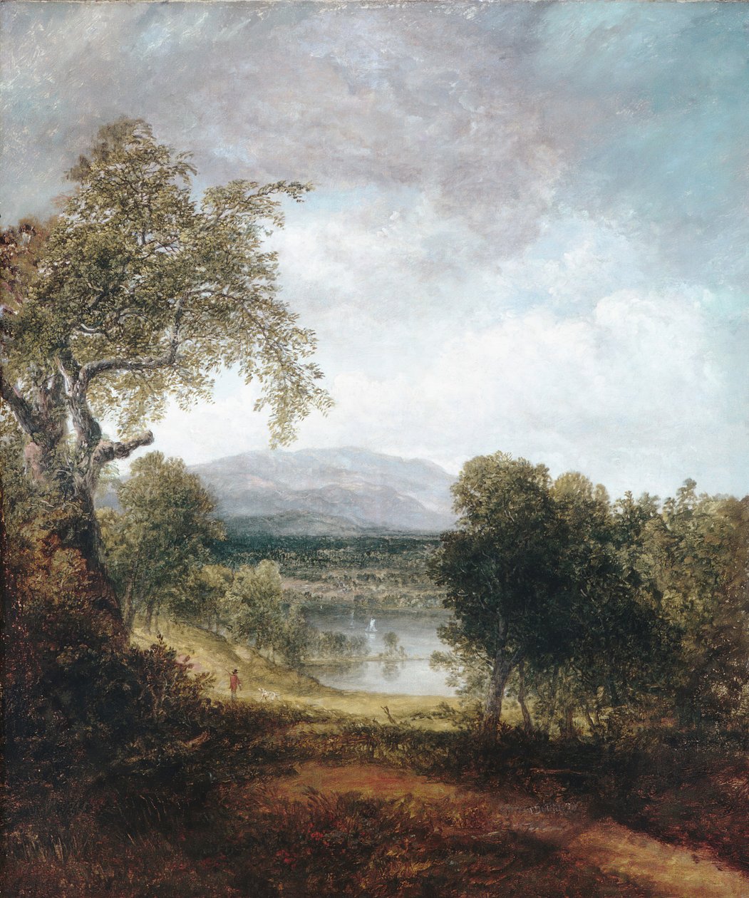 River Glimpse, n. 1843-50. tekijältä Thomas Doughty