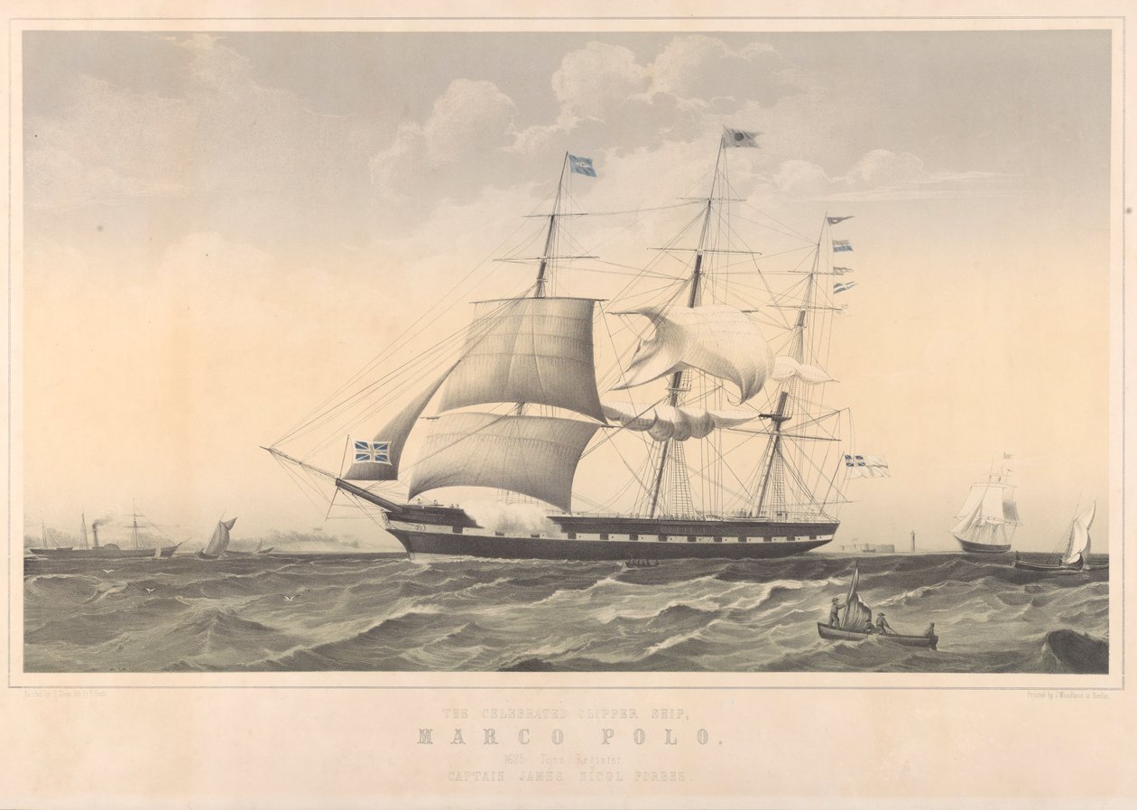 Juhlittu Clipper-alus Marco Polo tekijältä Thomas Dove