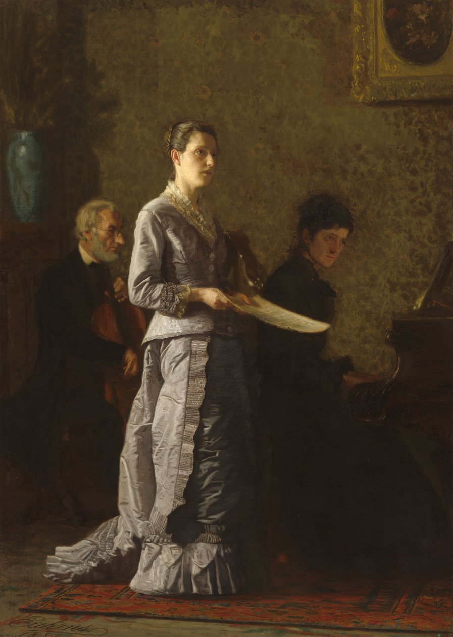 Säälittävän laulun laulaminen tekijältä Thomas Eakins