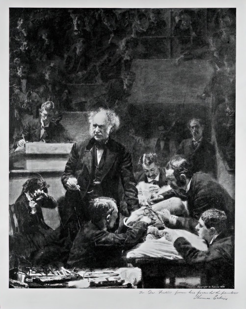 The Gross Clinic, 1876. tekijältä Thomas Eakins