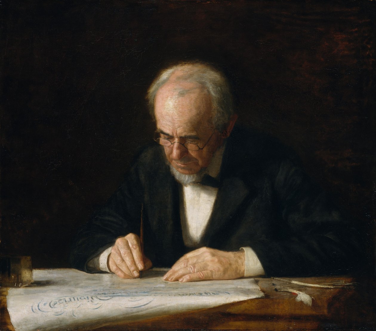 Kirjoitusmestari, 1882. tekijältä Thomas Eakins