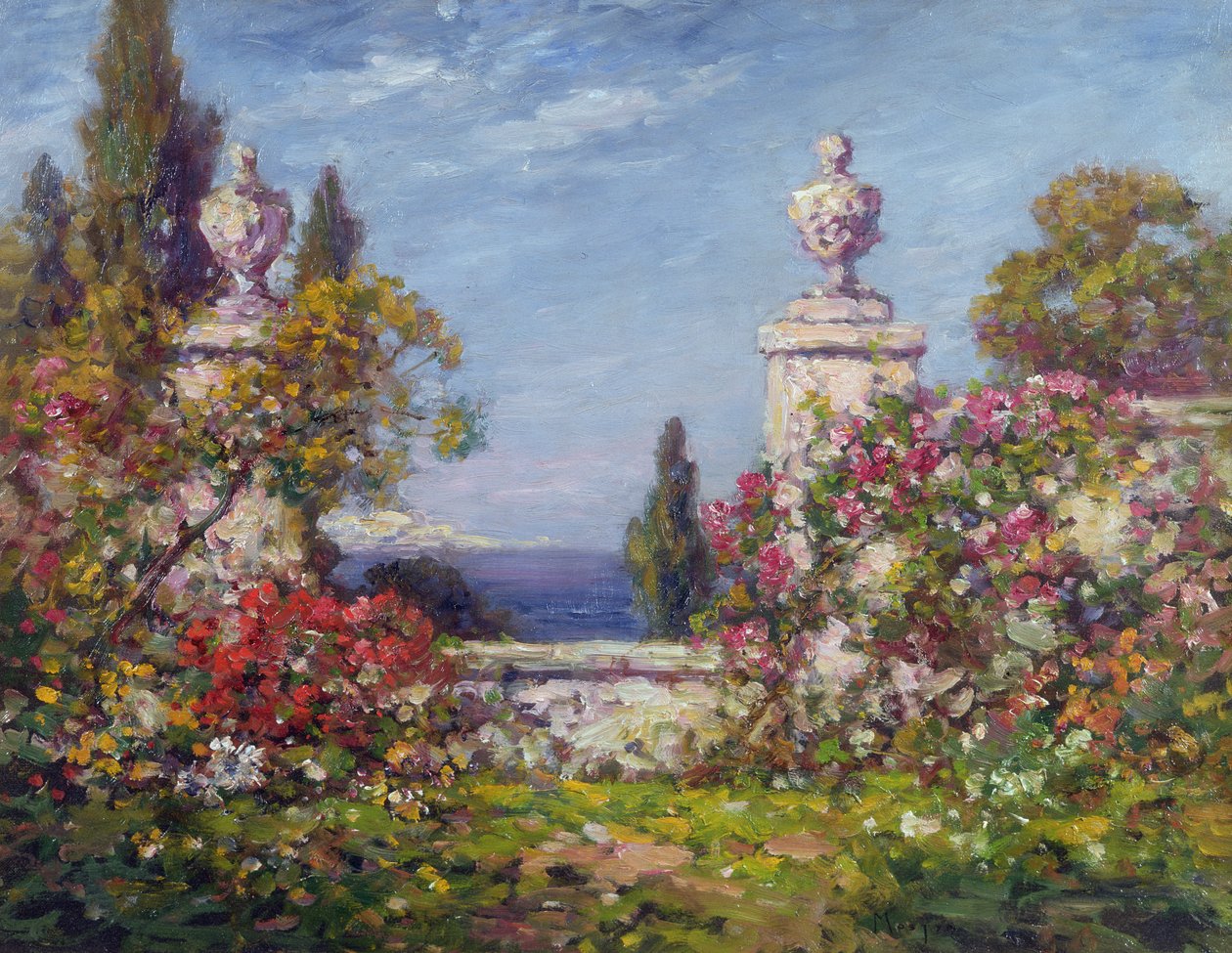 Välimerellinen puutarha tekijältä Thomas Edwin Mostyn