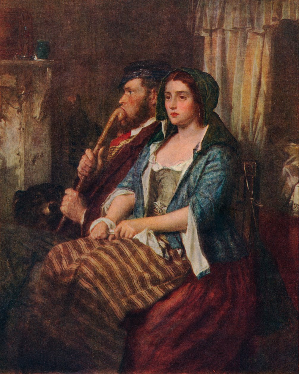 Vikoja molemmin puolin, 1861, 1911 tekijältä Thomas Faed