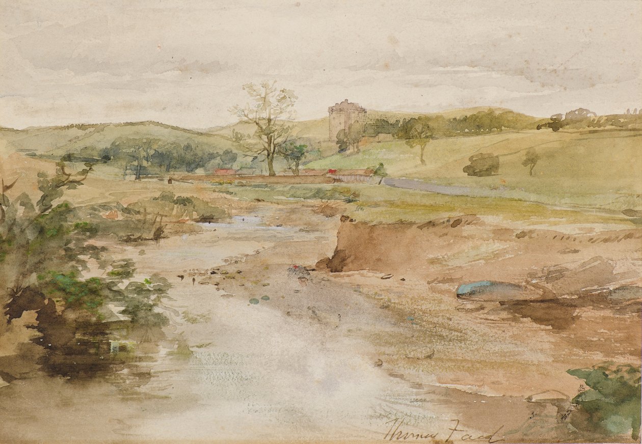 Vanha linna tekijältä Thomas Faed