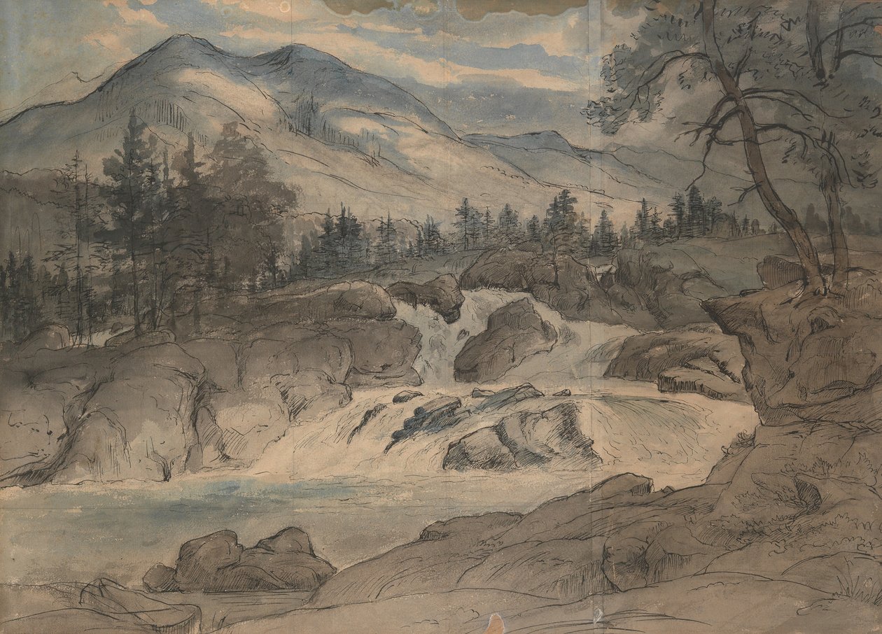 Labron putoukset, 1824-42. tekijältä Thomas Fearnley
