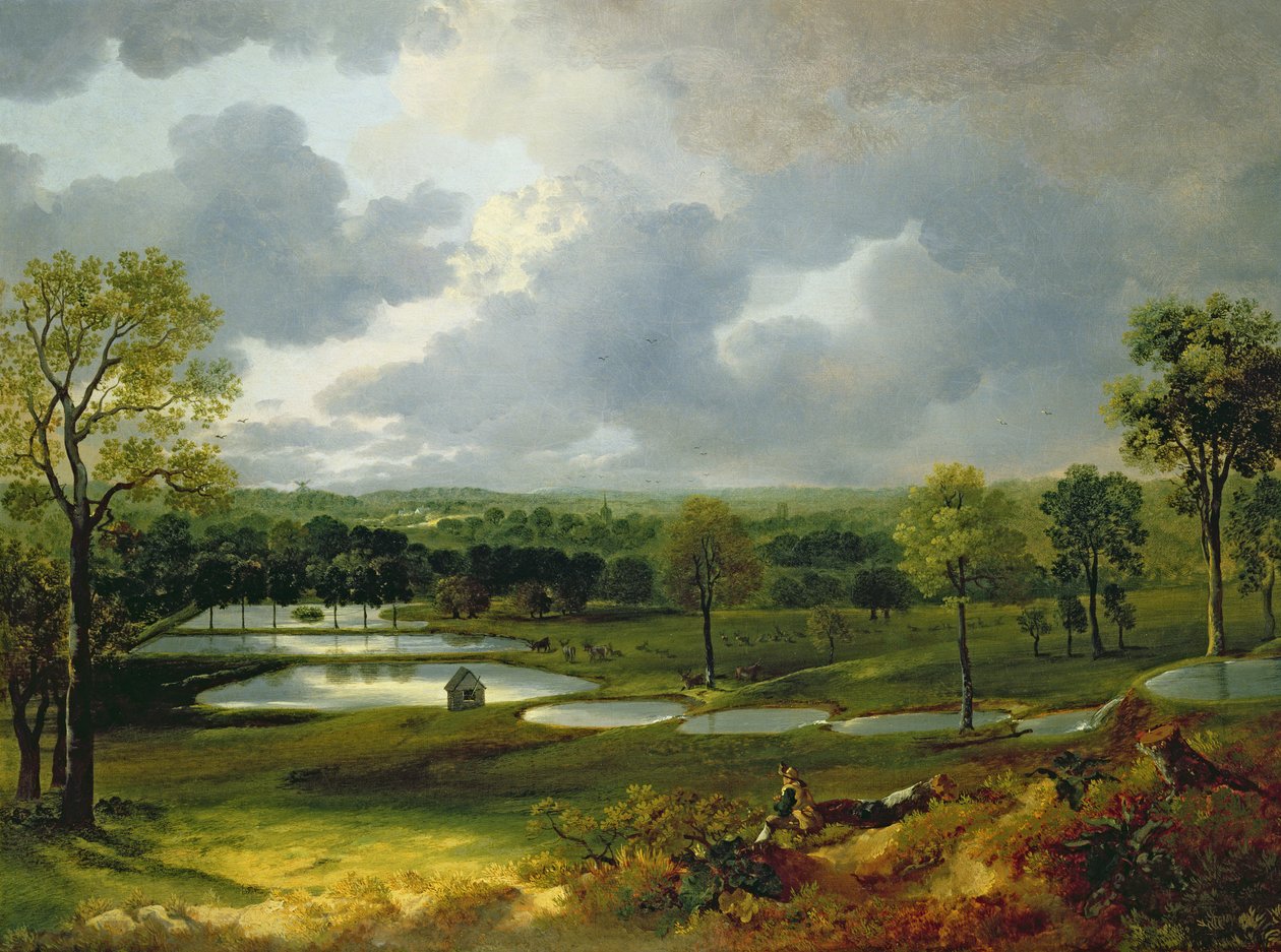 Holywells Park, Ipswich, 1748-50 tekijältä Thomas Gainsborough