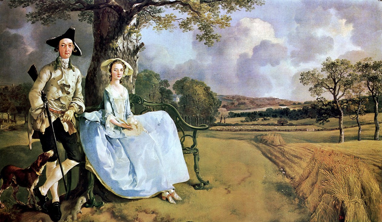 Herra ja rouva Andrews tekijältä Thomas Gainsborough