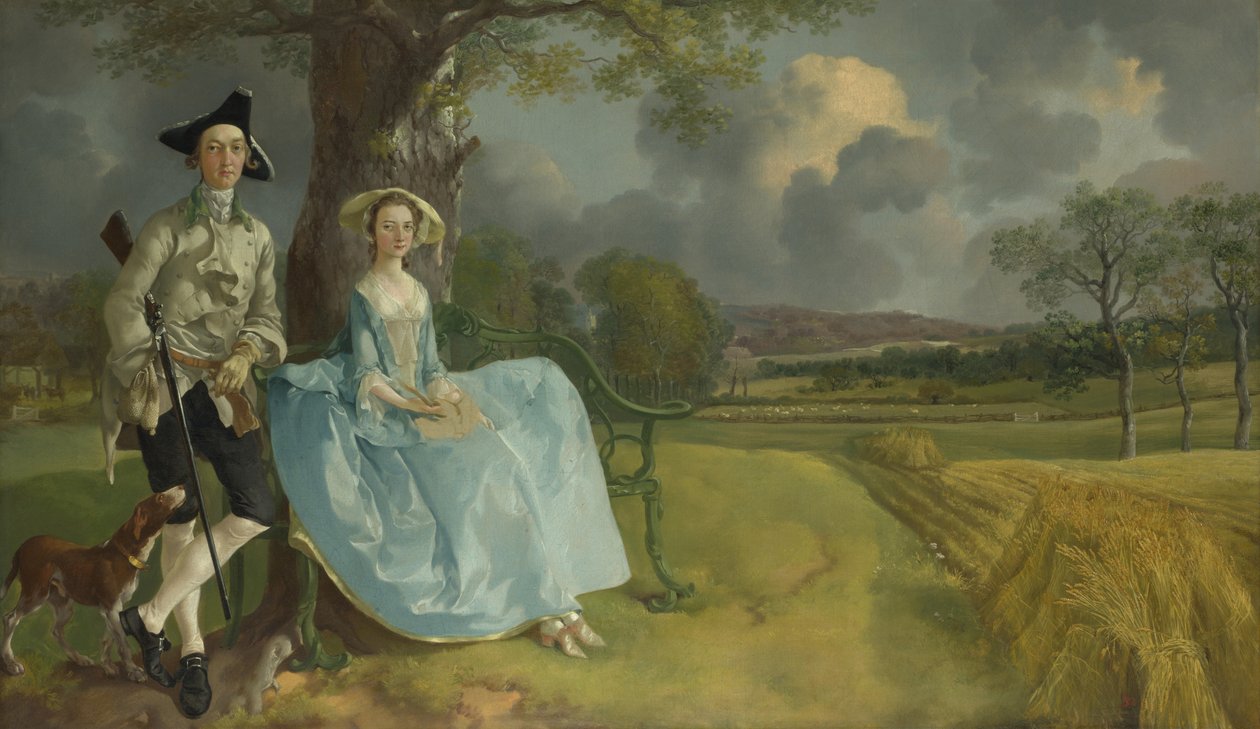 Herra ja rouva Andrews, 1750 tekijältä Thomas Gainsborough