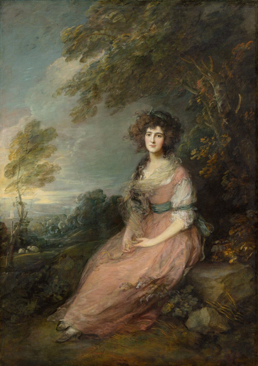 Rouva Richard Brinsley Sheridan, 1785-1787. tekijältä Thomas Gainsborough