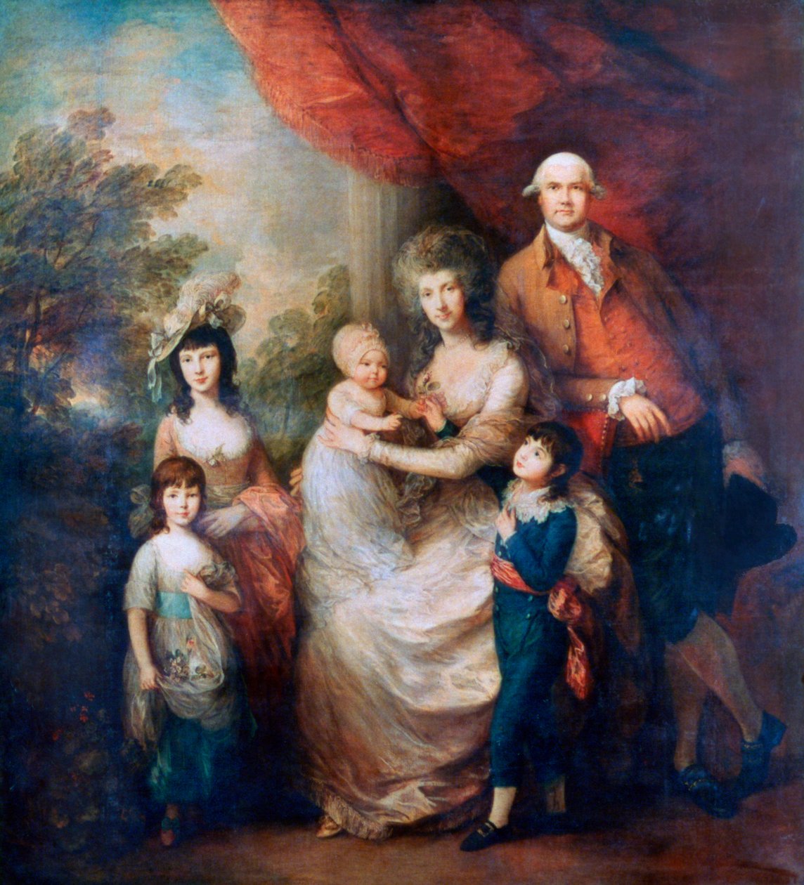 Baillie-perhe, c1784 tekijältä Thomas Gainsborough