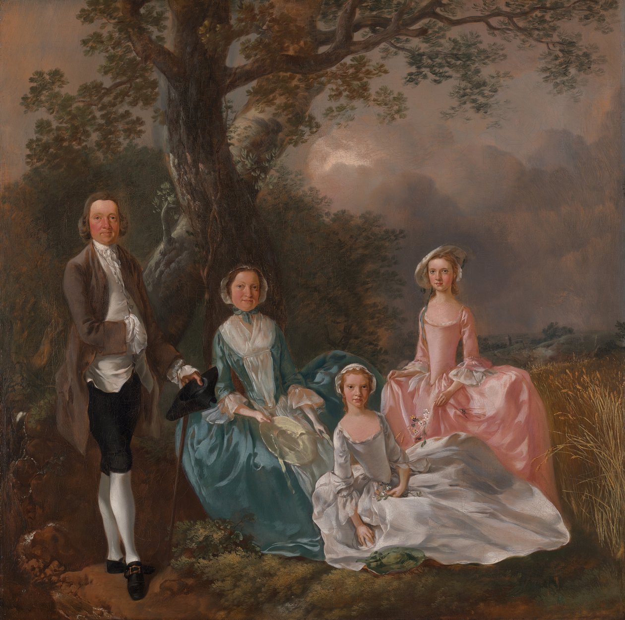 Gravenorin perhe, n. 1754. tekijältä Thomas Gainsborough