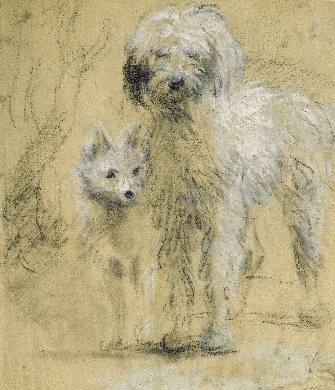 Tristram ja Fox tekijältä Thomas Gainsborough